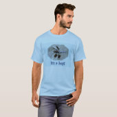 Blue Dragonfly Het is een jongen! T-shirt (Voorkant volledig)