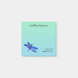 Blue Dragonfly Inspirerend Blauw Groen Natuur Post-it® Notes