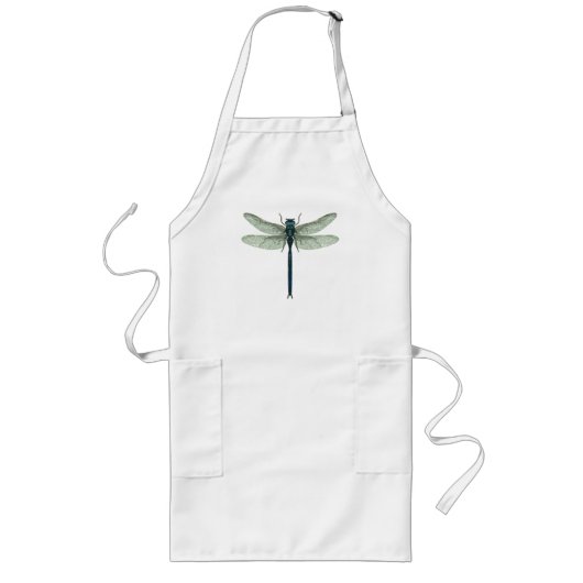 Blue Dragonfly Lang Schort (Voorkant)