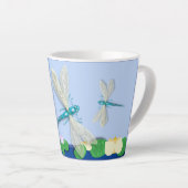 Blue Dragonfly Latte Mok (Rechterhoek)