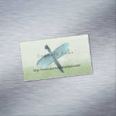 Blue Dragonfly Magnetisch Visitekaartje (Voorbeeld)