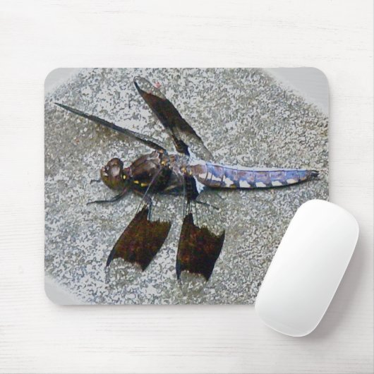 Blue Dragonfly Mousepad Muismat (Met muis)