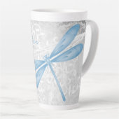 Blue Dragonfly persoonlijke latte Mok (Rechterhoek)