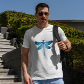 Blue Dragonfly Realistisch T-shirt