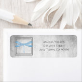 Blue Dragonfly Return Address Label (Insitu)
