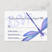 Blue Dragonfly RSVP Enclosure Kaart (Voorkant)