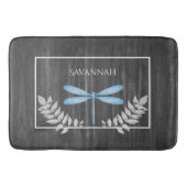 Blue Dragonfly Rustic Specialized Bath Mat (Voorkant)