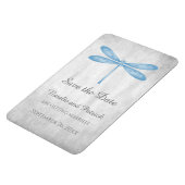 Blue Dragonfly Save the Date Magneet (Linkerzijde)