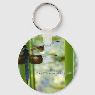 Blue Dragonfly Sleutelhanger