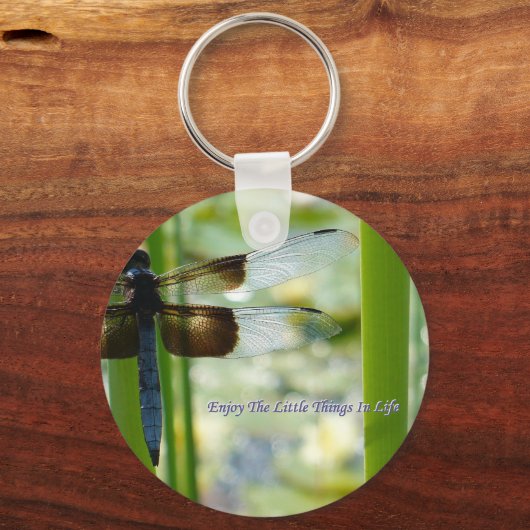 Blue Dragonfly Sleutelhanger (Voorkant)