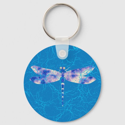 Blue Dragonfly Sleutelhanger (Voorkant)
