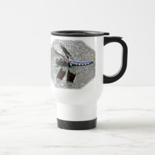 Blue Dragonfly Travel Mug Reisbeker
