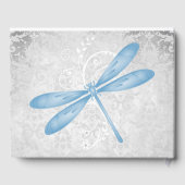 Blue Dragonfly Wedding Guestbook Gastenboek (Achterkant)