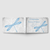 Blue Dragonfly Wedding Guestbook Gastenboek (Volledig)