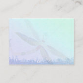 Blue Dragonfly Wedding Reception Informatiekaartje (Achterkant)