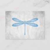 Blue Dragonfly Weduwkaarten Plaatskaartje (Achterkant)