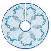 Blue Dragons Chinoiserie Ginger Jar Jars Kerstboom Rok (Voorkant)