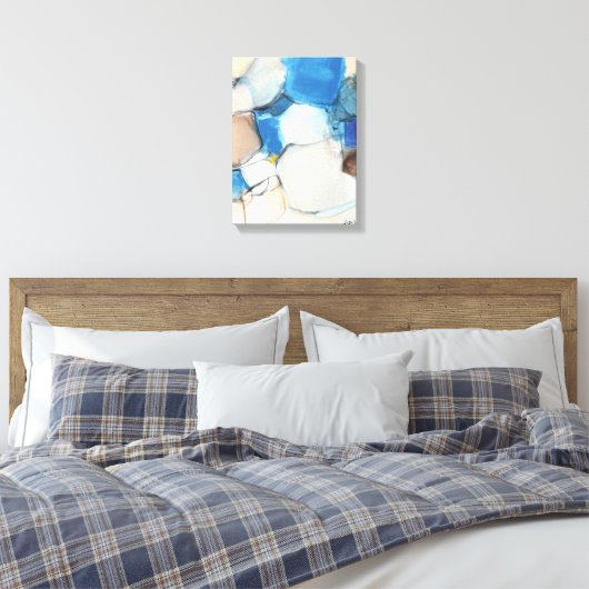 Blue Dream 1976 0011 door Jose T Joya Canvas Afdruk (Insitu (Slaapkamer))