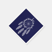 Blue Dream Catcher Native American Wedding Party Servet (Hoek)