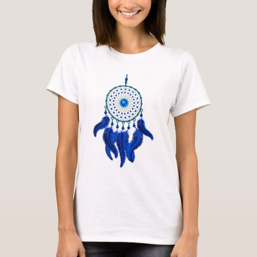 Blue Dream Catcher T-shirt (Voorkant)