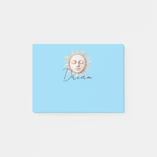 Blue Dream Siciliaanse Zon Post-it® Notes (Voorkant)