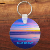 Blue Dream Sunset Santa Monica Sleutelhanger (Voorkant)