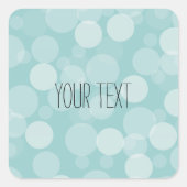 Blue Dream Vierkante Sticker (Voorkant)