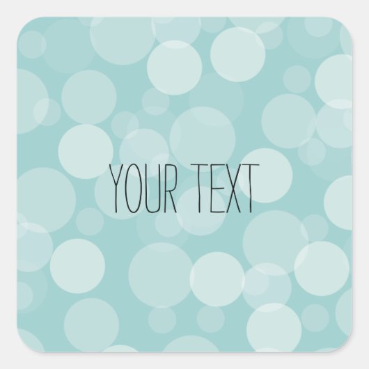 Blue Dream Vierkante Sticker (Voorkant)