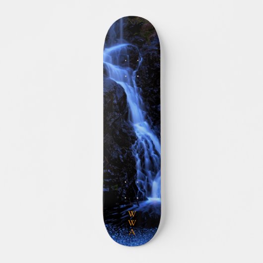 Blue Dream Waterval Skateboard Muur Kunst (Voorkant)
