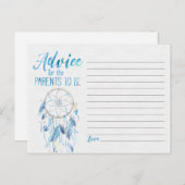 Blue Dreamcatcher Advies Kaart (Voorkant / Achterkant)