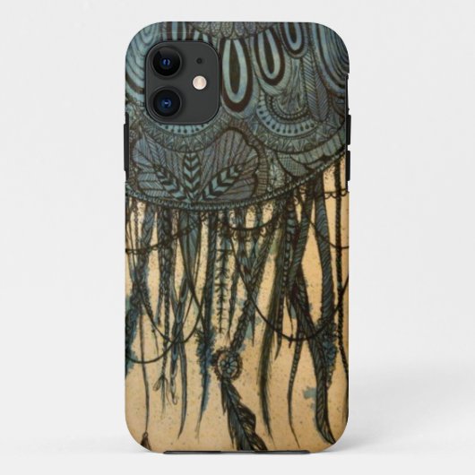 Blue Dreamcatcher iPhone 5 hoesje (Achterkant)