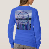 Blue Dreamcatcher Sunset Sky T-shirt (Achterkant)