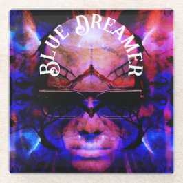 Blue Dreamer Glazen Onderzetter