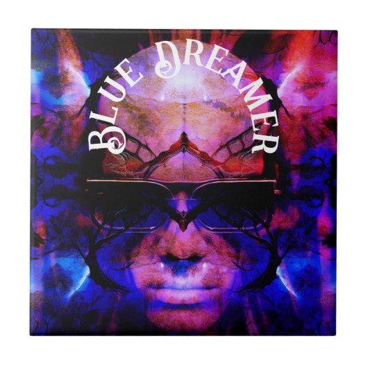 Blue Dreamer Tegeltje (Voorkant)