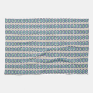 Blue Dreams Tick Towel Theedoek