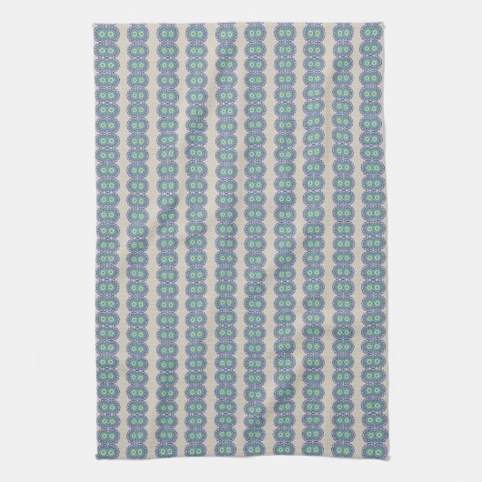 Blue Dreams Tick Towel Theedoek (Verticaal)