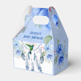 Blue Dreamweaver Hummingbird Boy Baby shower Bedankdoosjes
