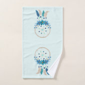 Blue Dreamweaver Stylish Boho Design Bad Handdoek (Handdoek)