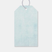 Blue Dreamweaver Stylish Boho Design Birthday Cadeaulabel (Achterkant)