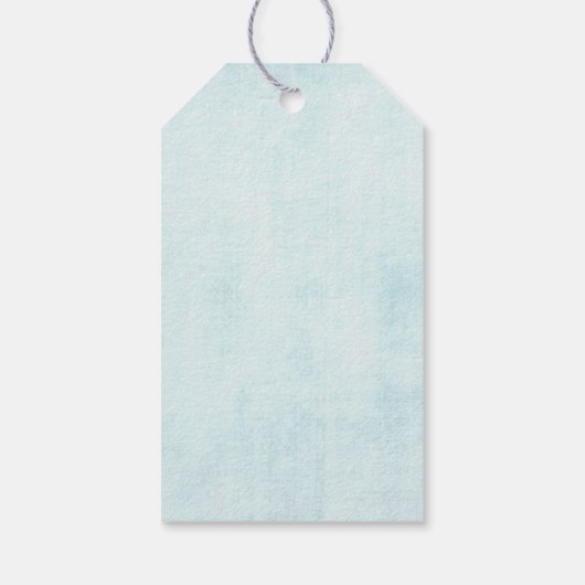 Blue Dreamweaver Stylish Boho Design Birthday Cadeaulabel (Achterkant)