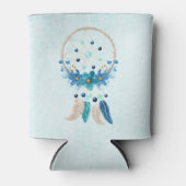 Blue Dreamweaver Stylish Boho Design Blikjeskoeler (Voorkant)