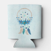 Blue Dreamweaver Stylish Boho Design Blikjeskoeler (Achterkant)