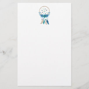 Blue Dreamweaver Stylish Boho Design Briefpapier