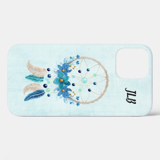 Blue Dreamweaver Stylish Boho Design Case-Mate iPhone Case (Achterkant (horizontaal))