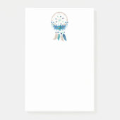 Blue Dreamweaver Stylish Boho Design Post-it® Notes (Voorkant)