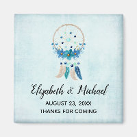 Blue Dreamweaver Stylish Boho Design Wedding