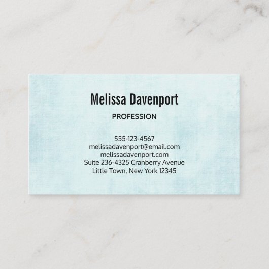 Blue Dreamweaver Stylish Boho Style Visitekaartje (Achterkant)