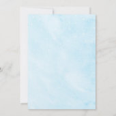 Blue Dreamy Bruiloft A-Z Vrijgezellenfeest Spel Ka Kaart (Achterkant)