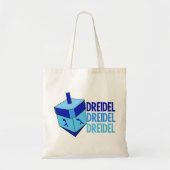 Blue Dreidel Tote Bag (Voorkant)