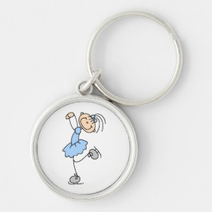 Blue Dress Figuur Skater t-shirts en cadeautjes Sleutelhanger